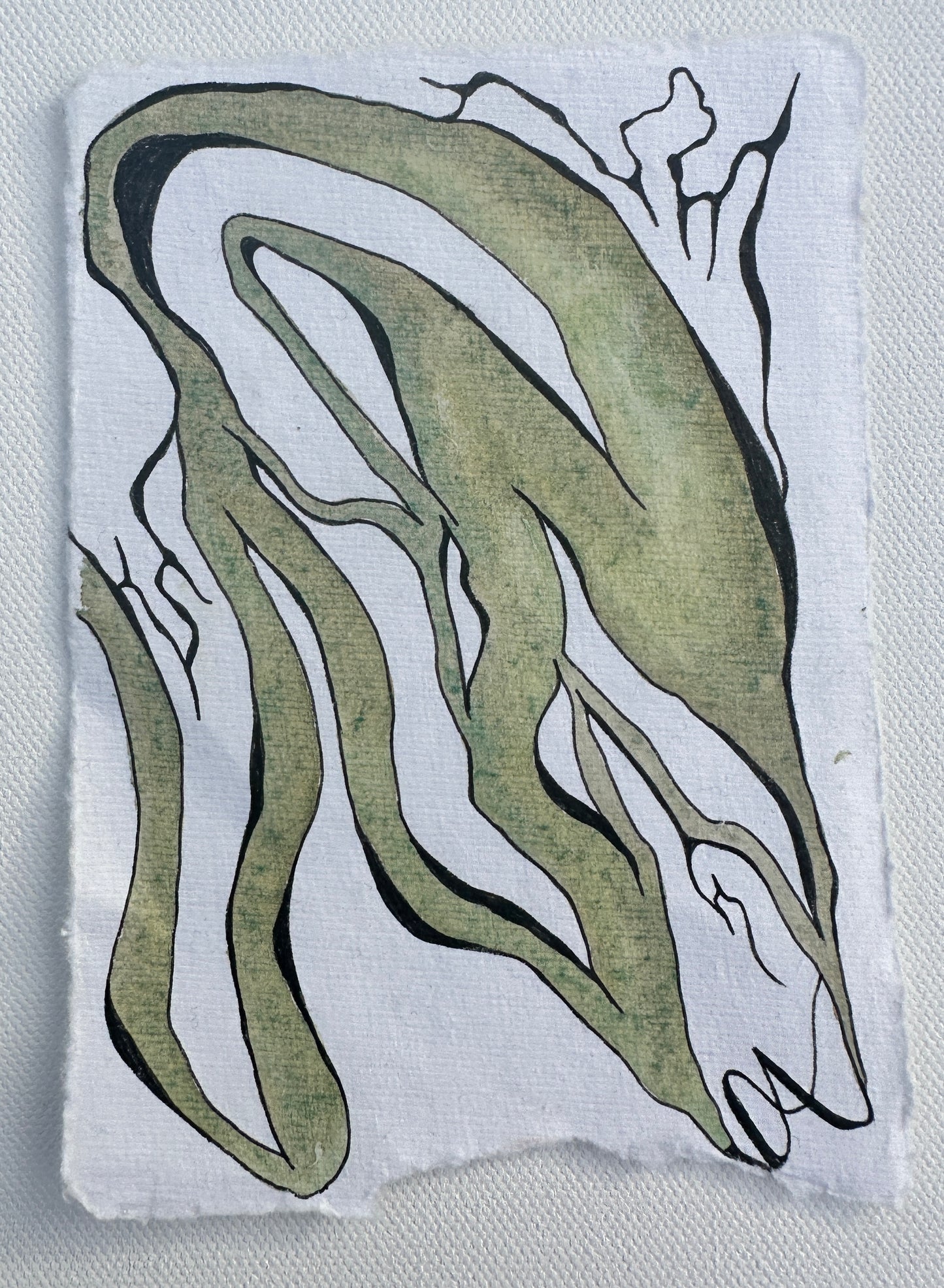“Abundance” - An Original Watercolor on Paper in clear acrylic frame