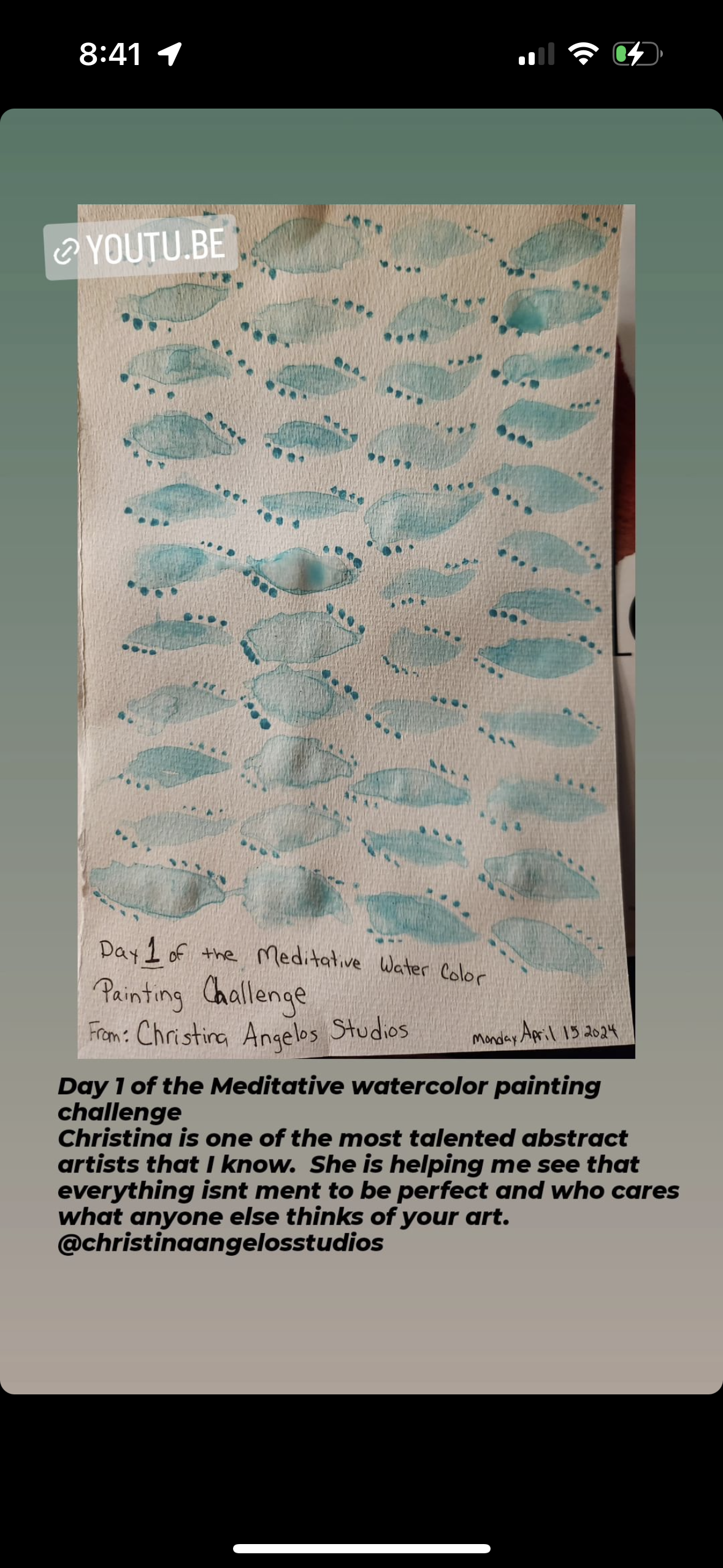 7 Days of Meditative Watercolor Painting - Online Course