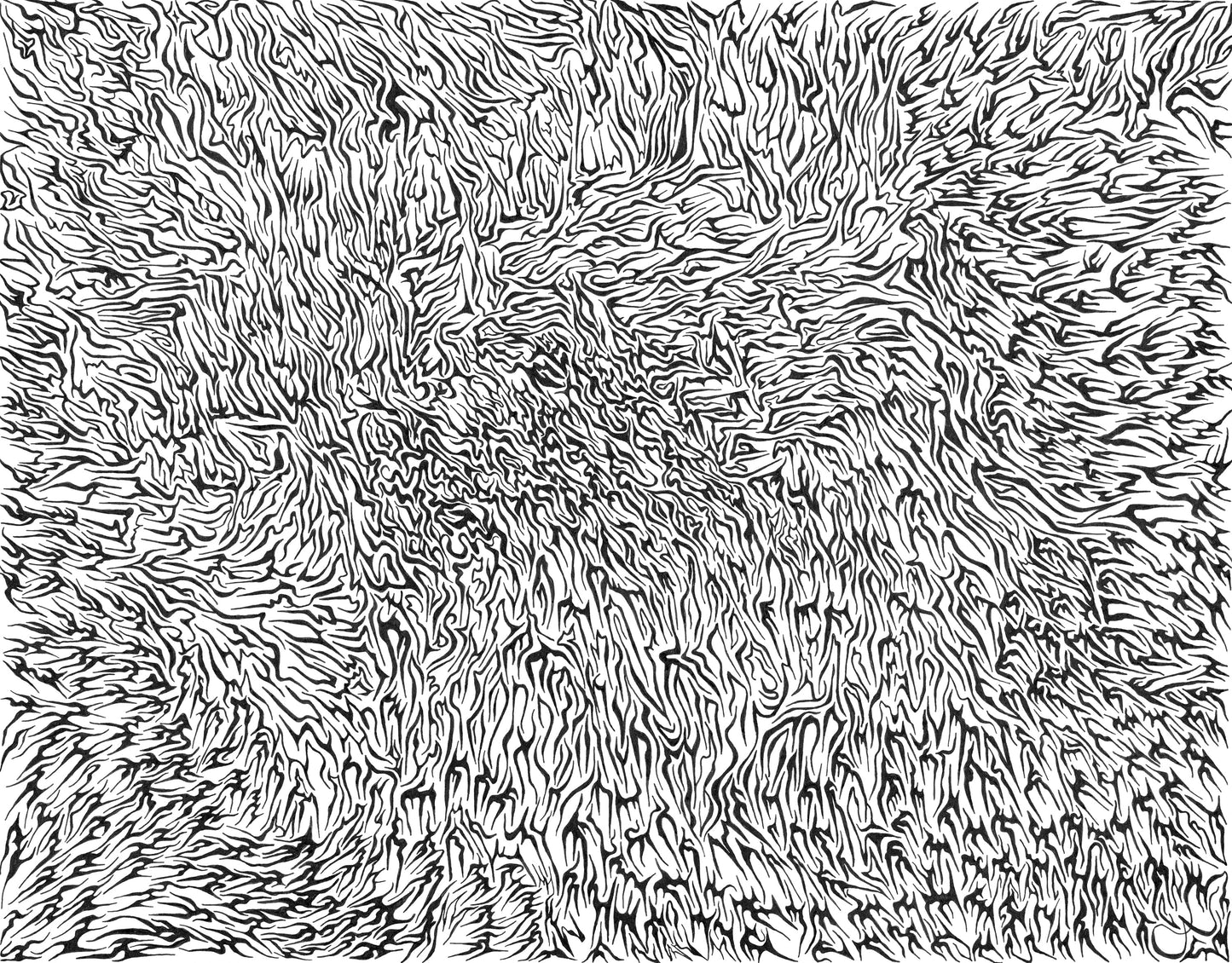"ΓΕΜΑΤΟΣ - FULL" Original Ink Drawing