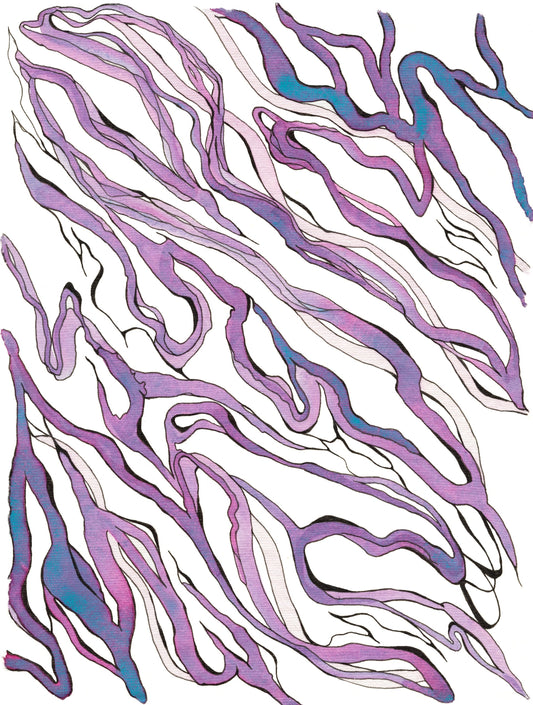 "ΕΥΧΑΡΙΣΤΗΑ ΥΙΑ ΦΙΛΙΑ - GRATITUDE FOR FRIENDSHIPS" An Original Watercolor and Ink Painting