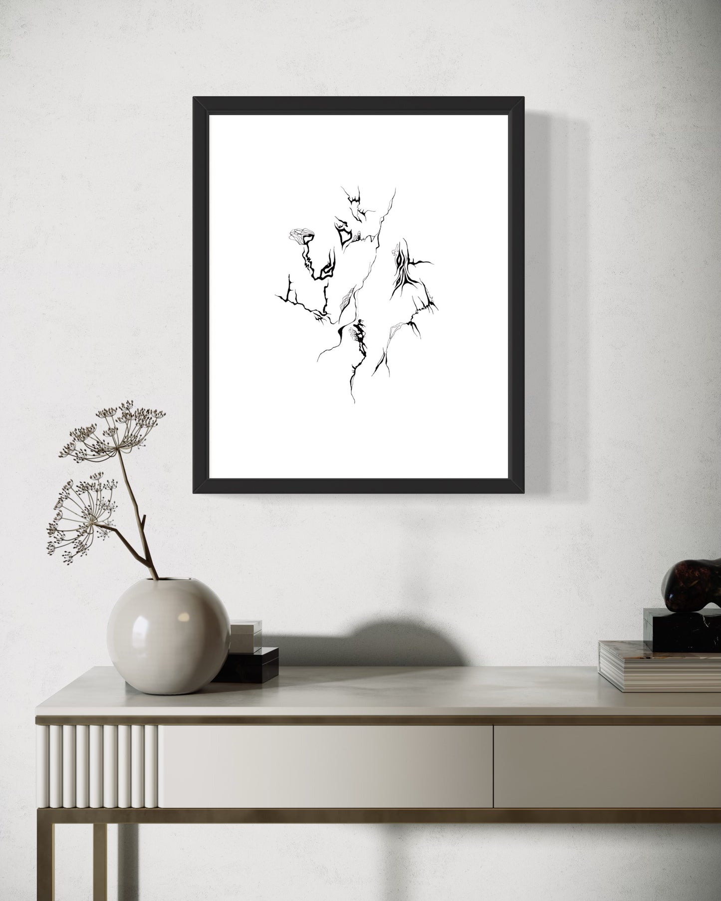 "ΑNΤΙΛΗΨΗ - PERCEPTION" no. 7 Original Ink Drawing