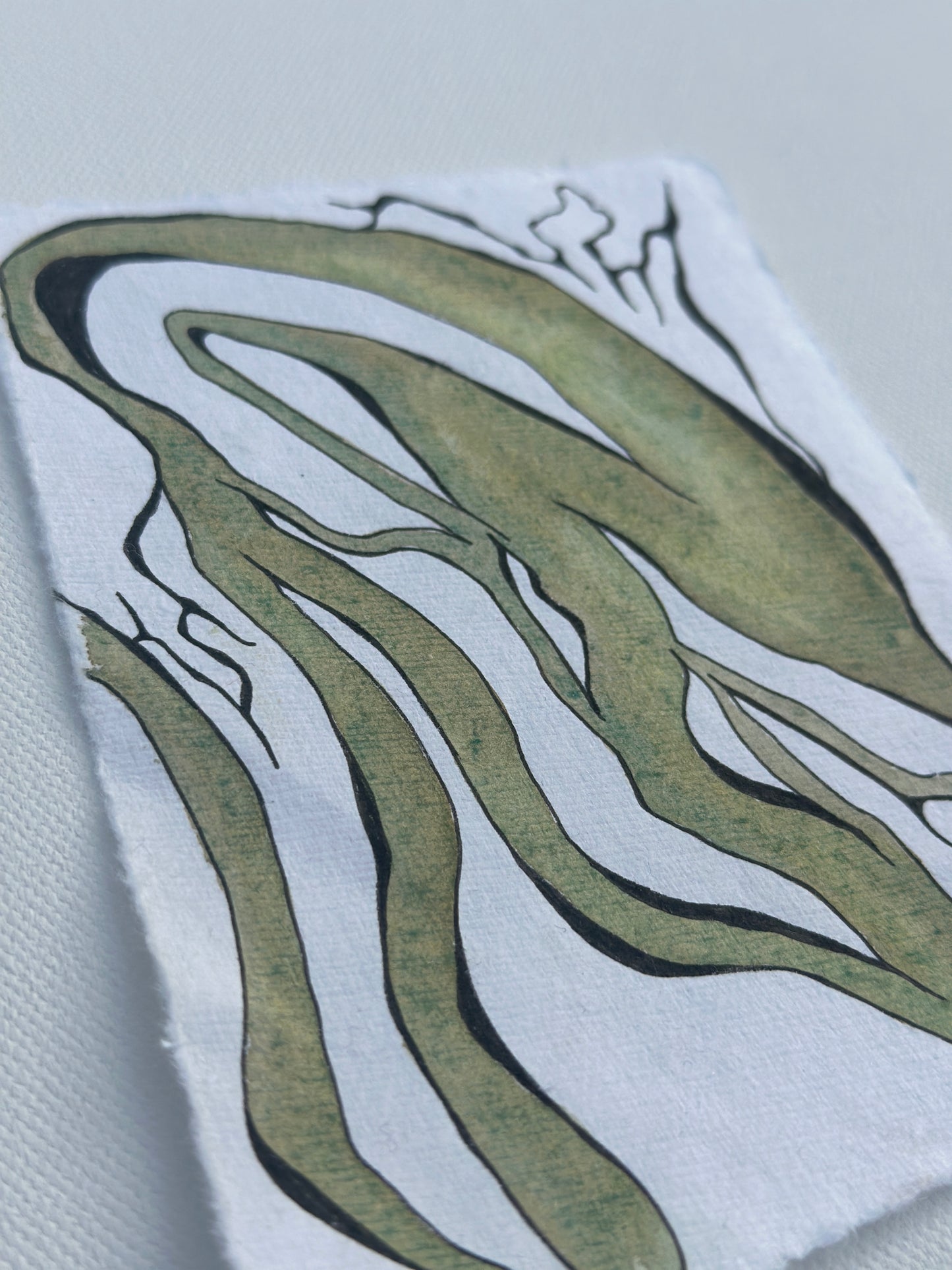 “Abundance” - An Original Watercolor on Paper in clear acrylic frame