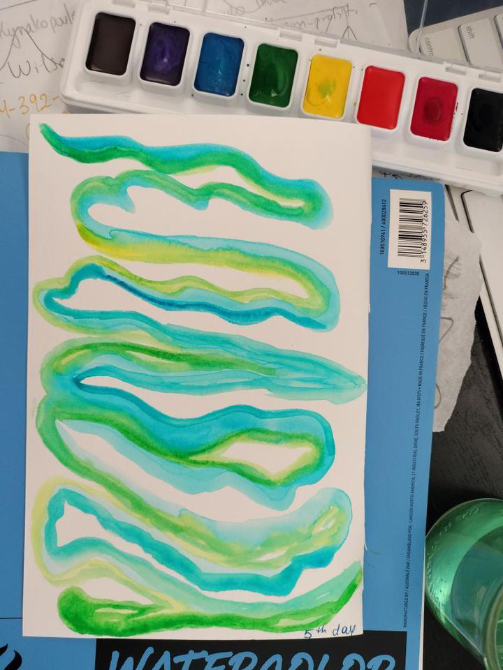 7 Days of Meditative Watercolor Painting - Online Course