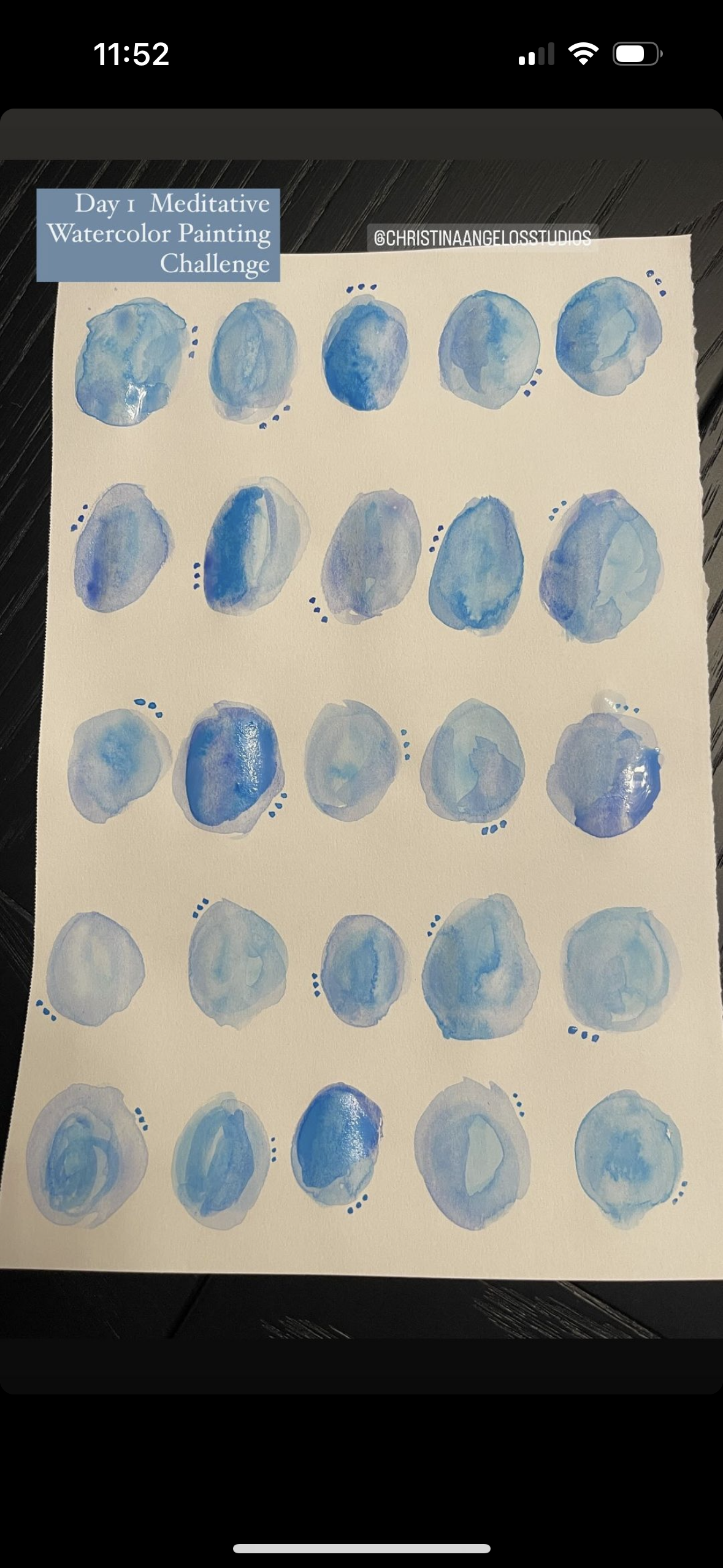 7 Days of Meditative Watercolor Painting - Online Course