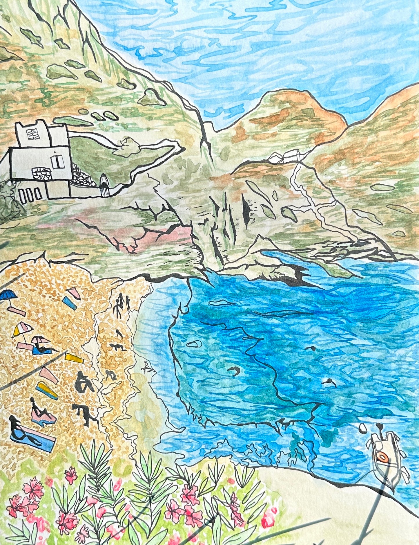 Paint Your Vacation Memories - A Virtual Watercolor Workshop