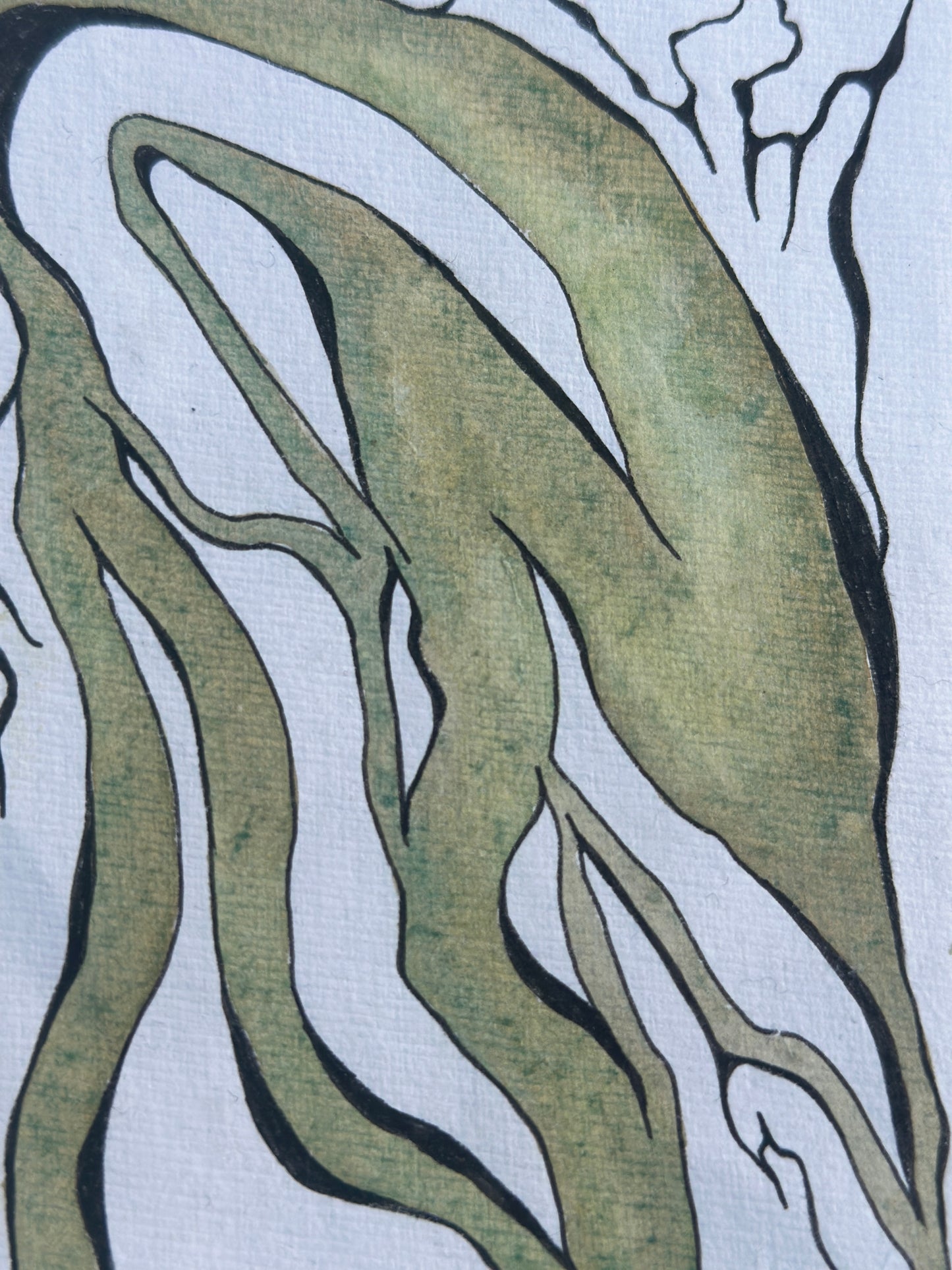 “Abundance” - An Original Watercolor on Paper in clear acrylic frame