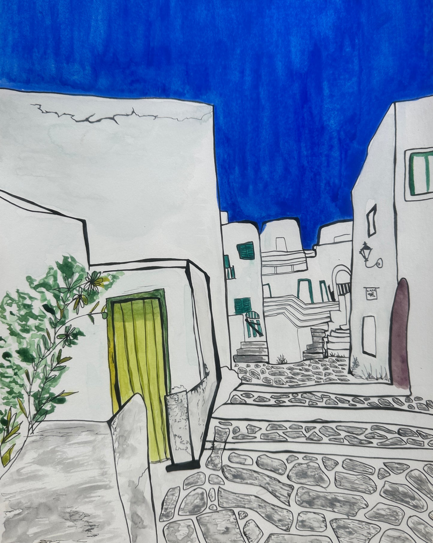 Streets of Paros Study