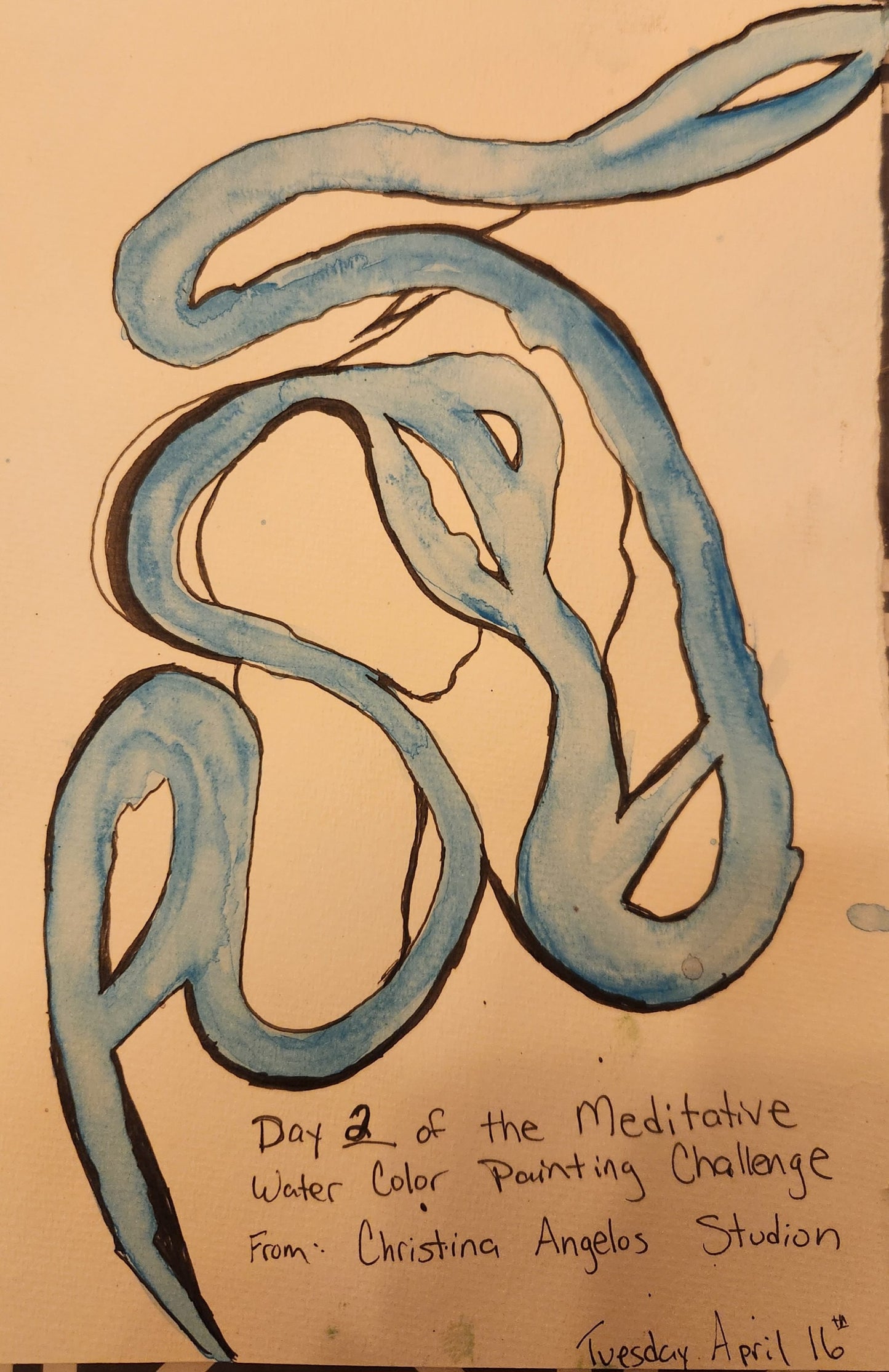 7 Days of Meditative Watercolor Painting - Online Course