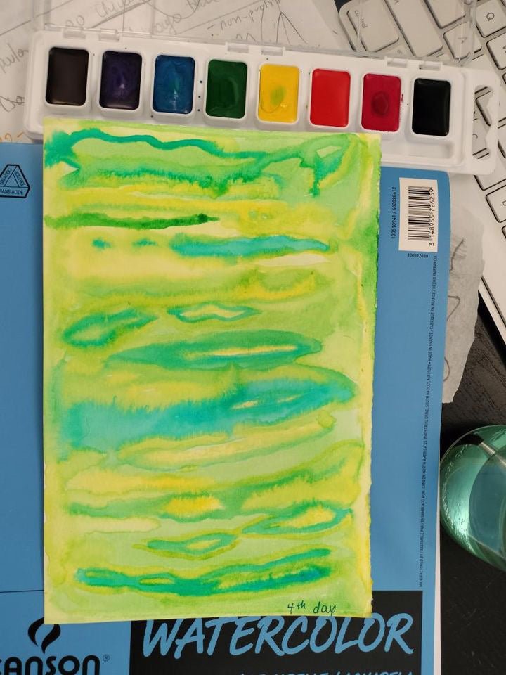 7 Days of Meditative Watercolor Painting - Online Course