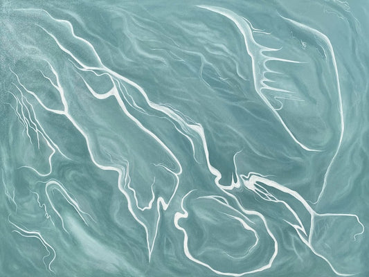 "ΗΣΥΧΙΑ - QUIET" Original Acrylic Painting on Canvas