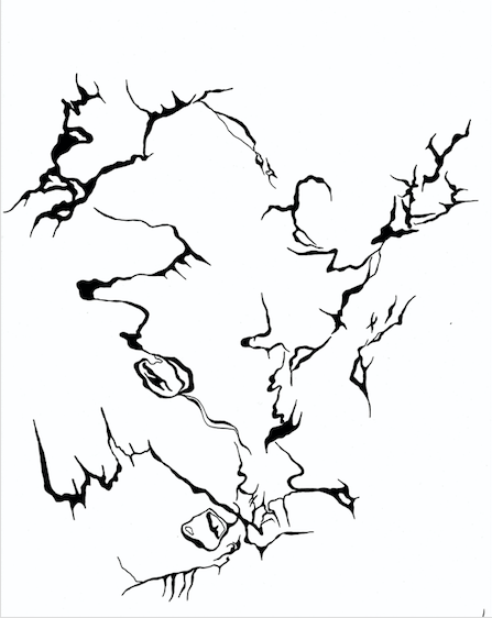 "ΑNΤΙΛΗΨΗ - PERCEPTION" no. 6 Original Ink Drawing
