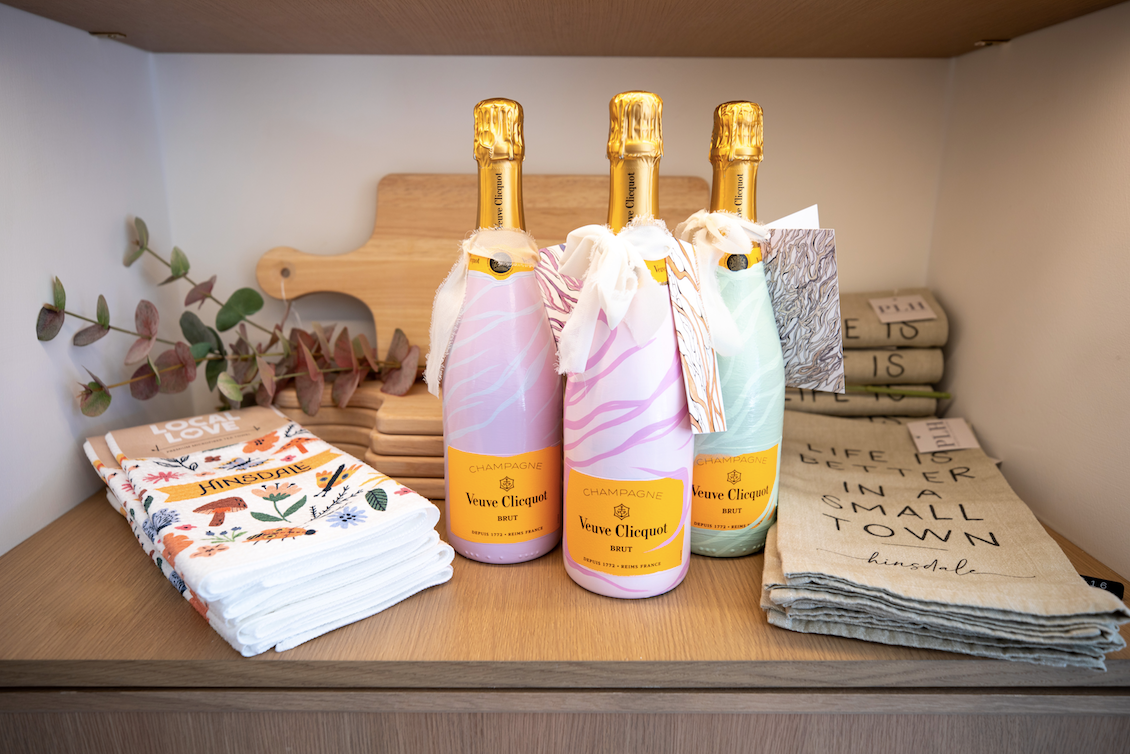 Hand Painted Champagne Bottle