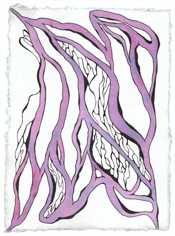 "ΕΥΧΑΡΙΣΤΗΑ ΥΙΑ ΤΗΝ ΓΗ - GRATITUDE FOR THE EARTH" An Original Watercolor and Ink Painting