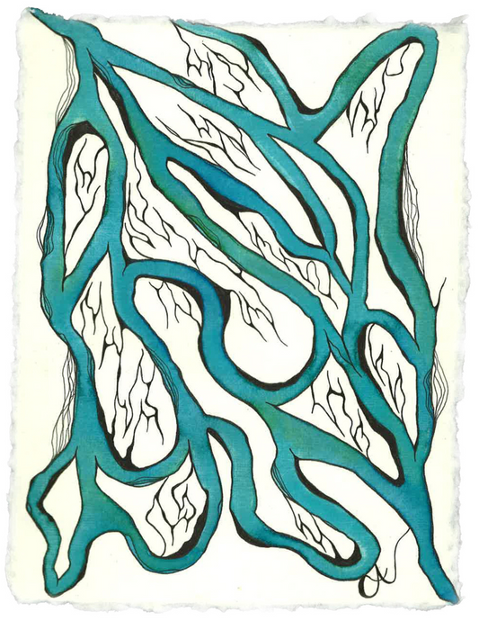 "ΣΟΦΡΩΗΝ: ΥΓΙΕΣ ΣΩΜΑ - Temperance of the Body” An Original Watercolor and Ink Painting
