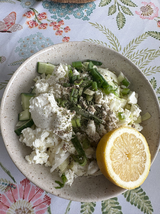 Green Greek Goddess Cabbage Salad Recipe