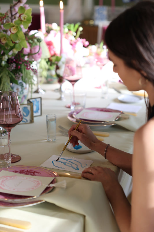 Relaxing Abstract Watercolor Painting inspired by Nature & Wisdom - Private Party