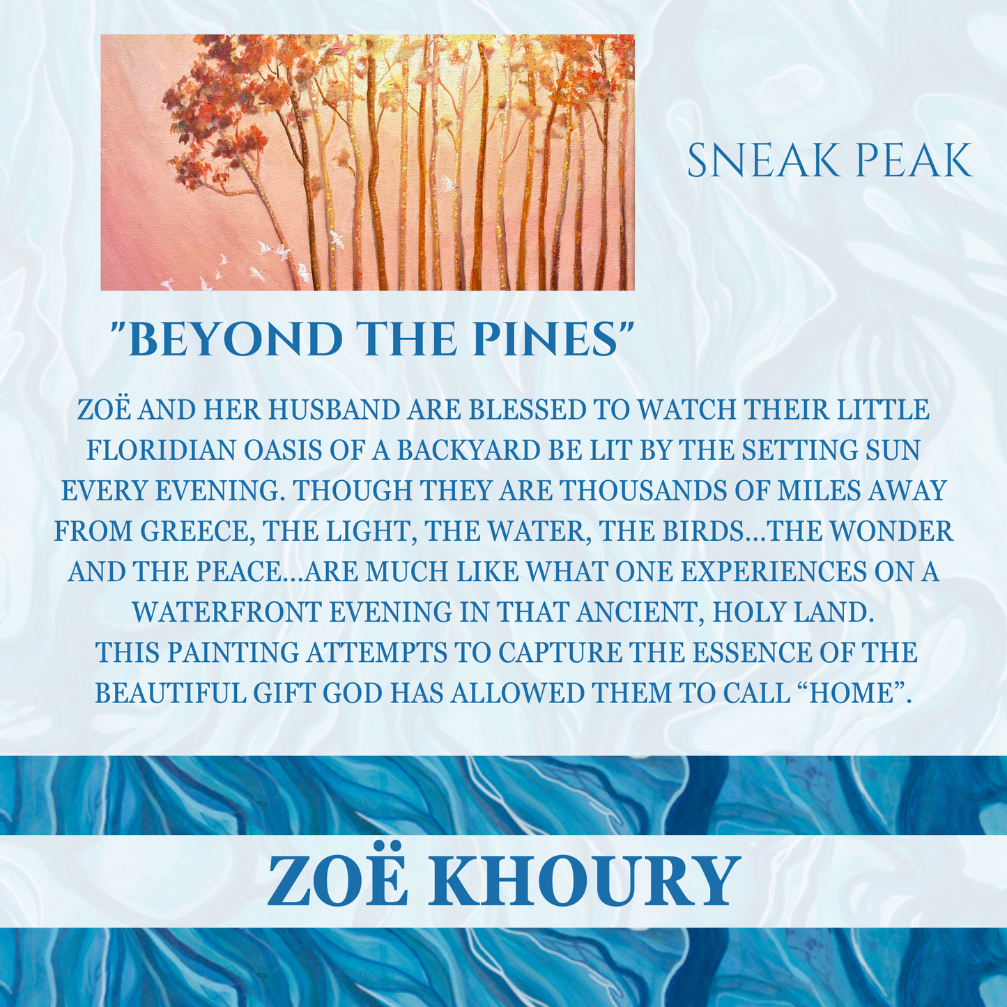 Beyond the Pines By Zoë Khoury