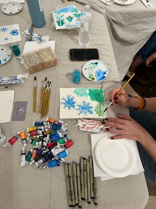 Private Watercolor Painting Party