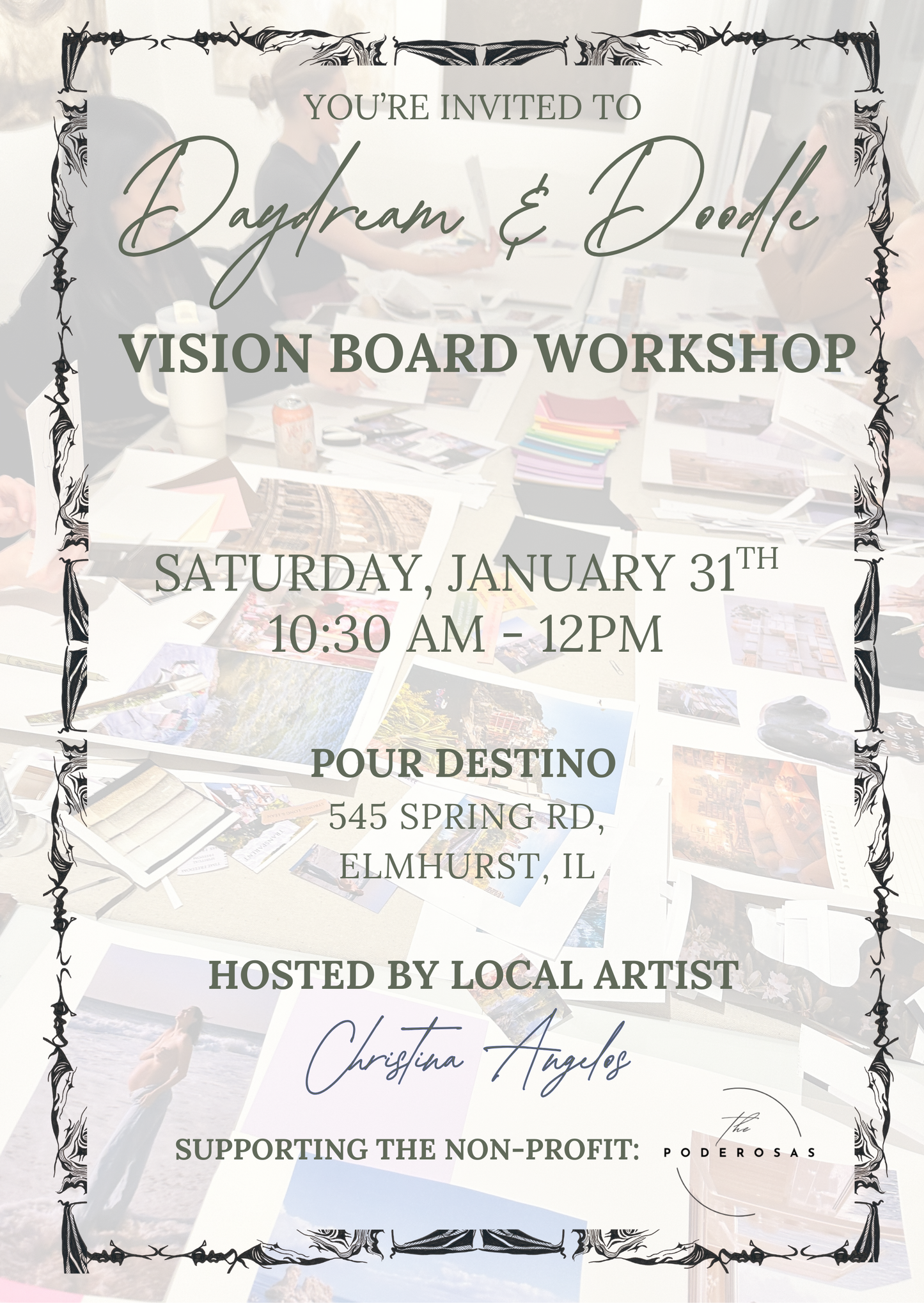 Vision Board: Daydream & Doodles Drawing Workshop